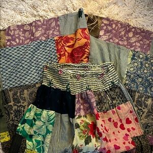 Jackpot Multicolor Patchwork wide leg pant